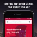 Application for listening to music for Android