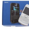 الهاتف الذكي Nokia E6: الوصف والمواصفات والمراجعات