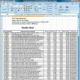 معلومات المحاسبة 1S مستند جدول البيانات قراءة Excel 95